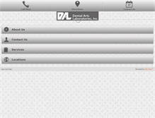 Tablet Screenshot of dentalartslab.com